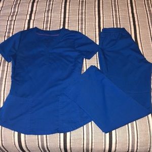 Healing hands Purple Label royal blue scrubs XS